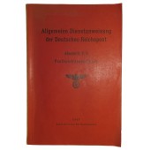 Libro di istruzioni del servizio postale del Terzo Reich