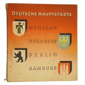 Livre de propagande - Les villes de l'Allemagne avec de la propagande du 3ème Reich.