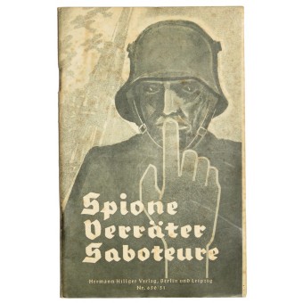 Brochure: Spies - Traîtres - Saboteurs. Espenlaub militaria