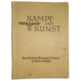 Illustrationer av konstnärer från östfronten "Kampf und Kunst".