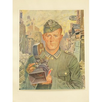 Illustrations by Eastern Front combat artists "Kampf und Kunst"