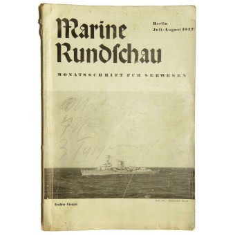 La revue navale - le magazine pour Kriegsmarine. Marine Rundschau. Espenlaub militaria