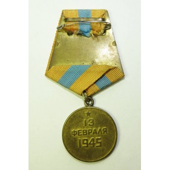 Medaille für die Einnahme von Budapest.. Espenlaub militaria