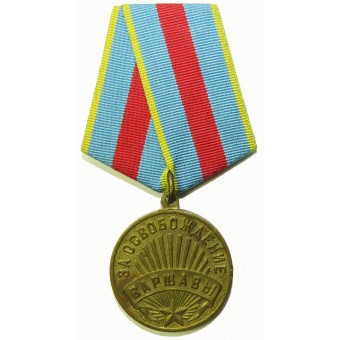 Medalj för Warszawas befrielse. Espenlaub militaria