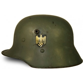 Österrikiska M 16 Dubbla dekaler Wehrmacht Heer re-issue hjälm. Espenlaub militaria