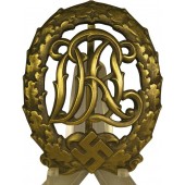 DRL Sport badge. DRL Sportabzeichen. Bronze