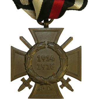 Hindenburg cruz. cruz conmemorativa 1914-1918 para combatiente. Espenlaub militaria