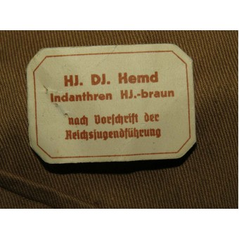 HJ / DJ Brownhemd. shirt HJ. Espenlaub militaria