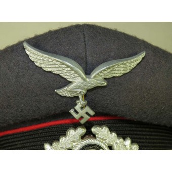 Chapeau de pare-soleil Luftwaffe Flakartillerie Schirmmütze. Espenlaub militaria
