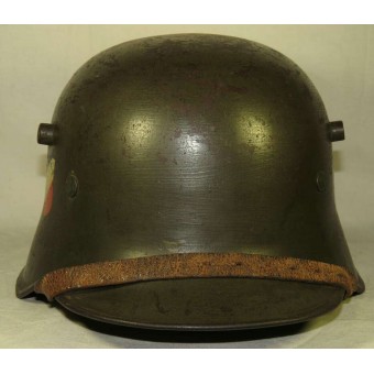 M 18 doble casco calcomanía de transición Wehrmacht Heer. Espenlaub militaria