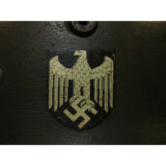 M 18 Doppelabziehbild Übergangshelm Wehrmacht Heer. Espenlaub militaria