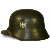 M 18 Dubbla dekaler övergående Wehrmacht Heer-hjälm