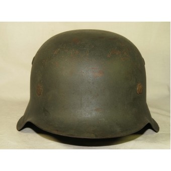 M 42 Deutscher Helm HKP 64, Innenfutter Größe 57. Espenlaub militaria