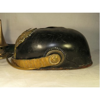 Preußische Infanterie Offiziere Pickelhaube-Spike Helm für Teile. Espenlaub militaria
