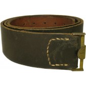 RB NR marked leather combat belt.100 cm long. later war.