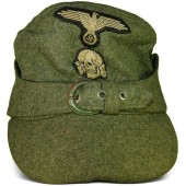 SS Bergmuetze. Sombrero de las tropas de montaña de las SS. Muy utilizado por el SD