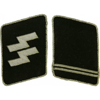 Waffen SS pattes de col pour SS- Ostuf ou SS-Ostubaf. Espenlaub militaria