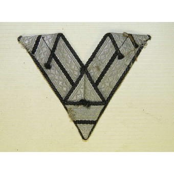 Waffen SS o Panzertroops, Obergefreitor o SS-Rottenfuehrer manica patch di rango. Espenlaub militaria
