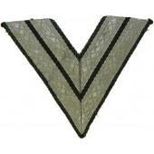 Waffen SS or Panzertroops, Obergefreitor or SS-Rottenfuehrer sleeve rank patch