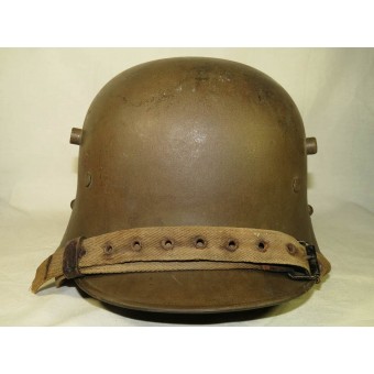 WW1 casque Isonzobraun autrichien. Espenlaub militaria