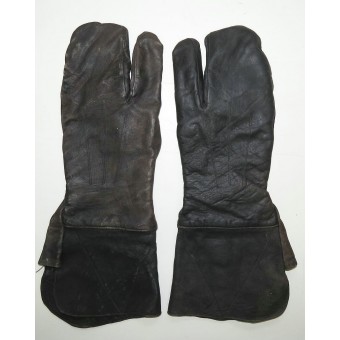 Кожаные перчатки-краги для авто-бронетанковых войск РККА. Espenlaub militaria
