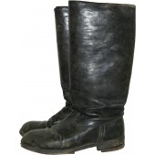 Red Army officer leather boots.