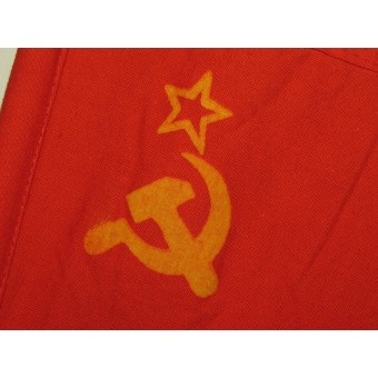 Kleine Flagge der UdSSR für Paraden und andere Feierlichkeiten. Espenlaub militaria