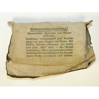 First aid band in its original package, 1943, Paul Hartmann A.-G. Espenlaub militaria