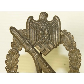 Знак За пехотные атаки- Infanterie Sturmabzeichen серебро. Espenlaub militaria