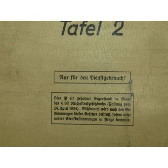 Educational Poster-Manual for Flak Machingun 2 cm Flak 30-120х70см, 1940. Espenlaub militaria
