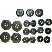 Set of buttons for selfpropelled gun or tank tunic.