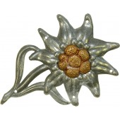 Wehrmacht mountain troops cap badge  Edelweiss