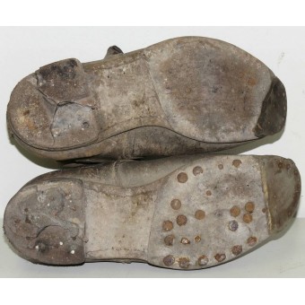 Zapatos de soldado alemán WW2. Espenlaub militaria