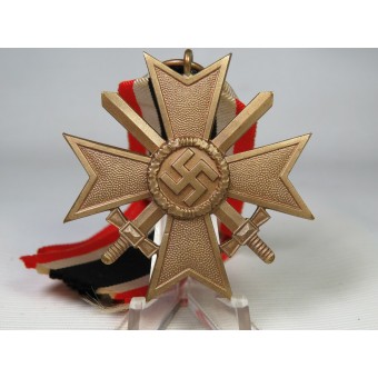 3rd Reich War Merit Cross with swords, KVKII, 1939. Mint.. Espenlaub militaria