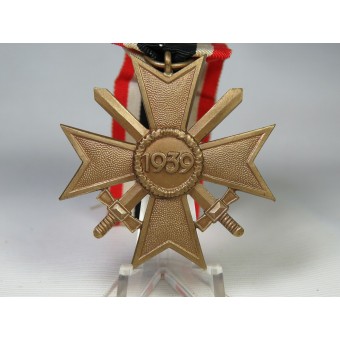 3rd Reich War Merit Cross with swords, KVKII, 1939. Mint.. Espenlaub militaria