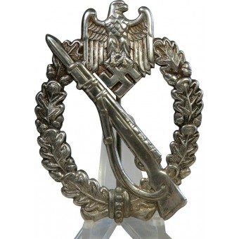 Sturmabzeichen dans Silber Infanterie, B.H. Mayer / Schickle. Espenlaub militaria