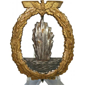 Kriegsmarine Démineur Badge guerre en tombac Schwerin. Espenlaub militaria