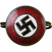 Nationalsozialistische DAP sympathizer badge. 16 mm