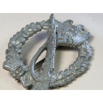 nfanteriesturmabzeichen in Silber mit Hersteller L/14. Espenlaub militaria