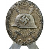 Silver class wound badge, 3rd Reich, marked "65"