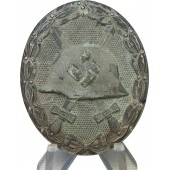 Verwundetenabzeichen, 1939, wound badge, silver class. Klein & Quenzer A.G.