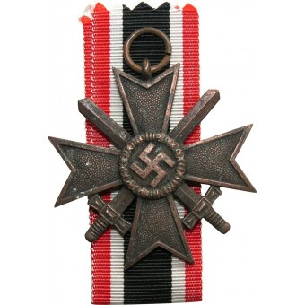 Croix du mérite de guerre avec des épées, KVK2, portant la mention « 108 ». Espenlaub militaria