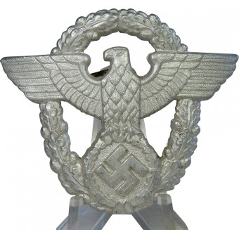 Vroege Polizei Aluminium Hoheitsadler- Hat Eagle. Espenlaub militaria