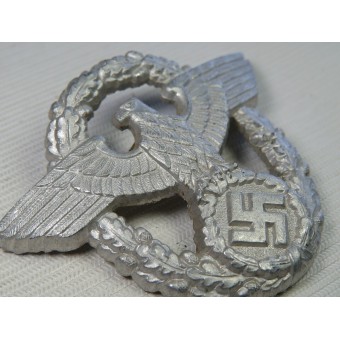 A principios de aluminio Polizei Hoheitsadler- águila sombrero. Espenlaub militaria