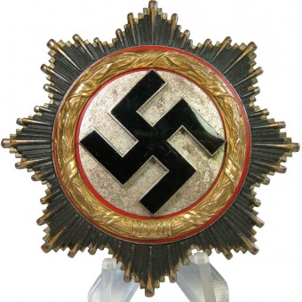 Deutsches Kreuz en oro, cruz Alemana de Oro, marcado 134. Espenlaub militaria