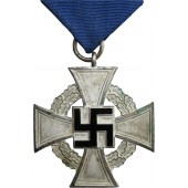 A Faithful Service Medal-Treudienst-Ehrenzeichen 2. Stufe für 25 Jahre (uskollisen palvelun mitali)