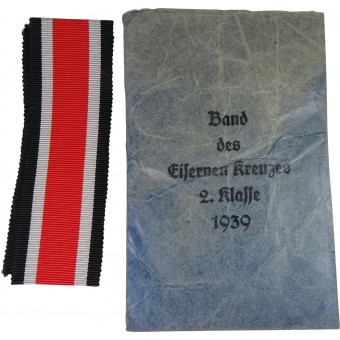 Заводская упаковка Band des Eisernes Kreuzes 2. Klasse 1939. Espenlaub militaria