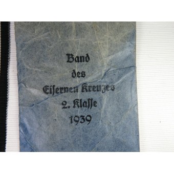 Bolsa de emisión de la cinta de la cruz del hierro de 1939.. Espenlaub militaria