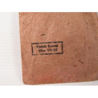 Bag of issue for Winterschlacht medal by Rudolf Souval. Espenlaub militaria