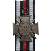 Памятный крест участника Первой мировой войны с мечами. W.K